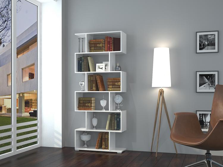 Стеллаж Слим Белый